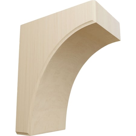 Ekena Millwork 5 1/4"W x 8"D x 10"H Clarksville Bracket, Rubberwood BKTW05X08X10CVRW